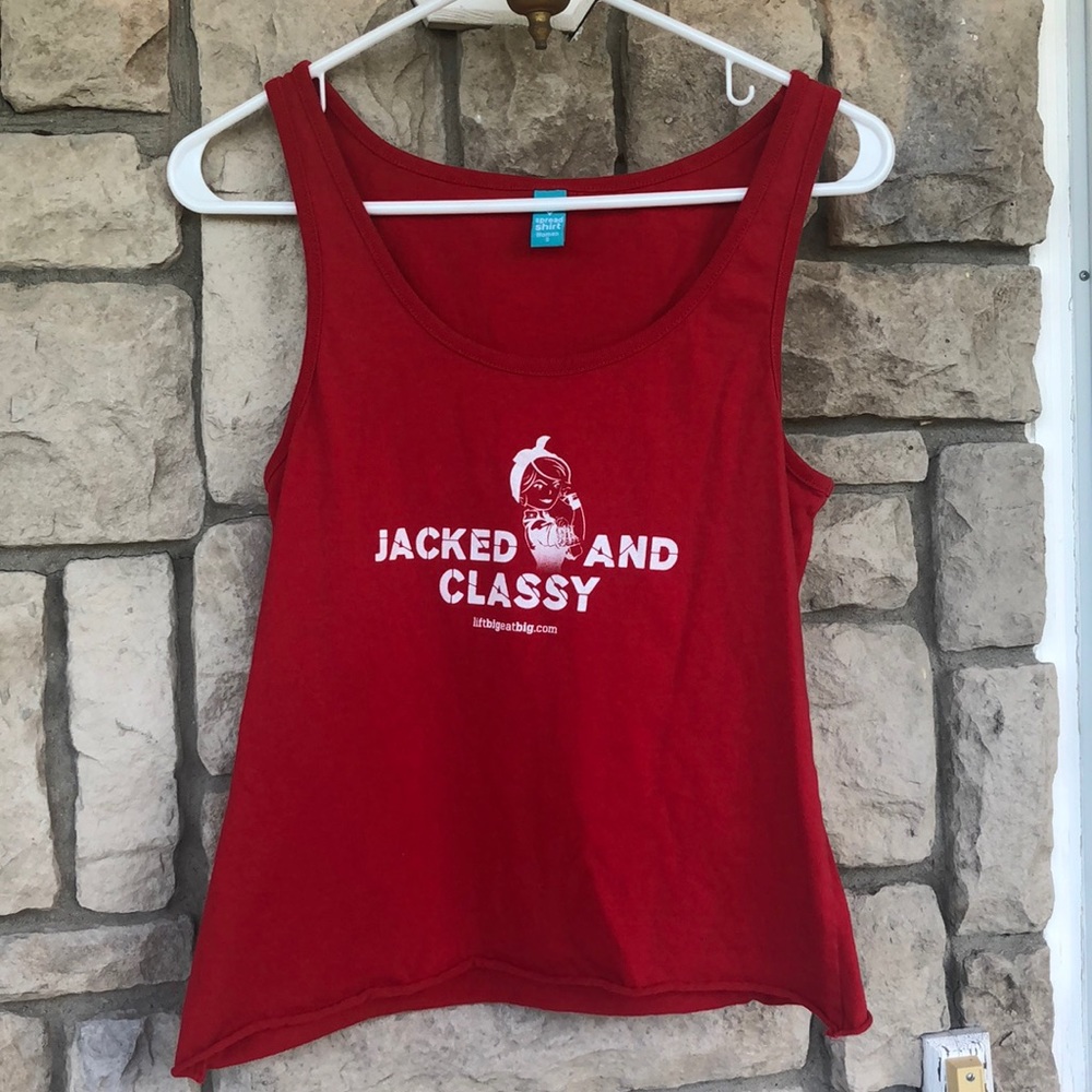 Lift Big Eat Big tank JACKED AND CLASSY!